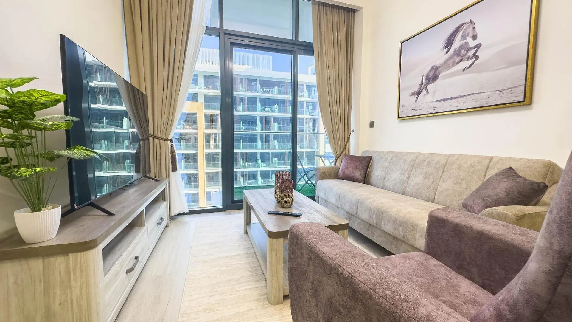 Apartment Cozy Studio Oasis In Meydan City Dubai
