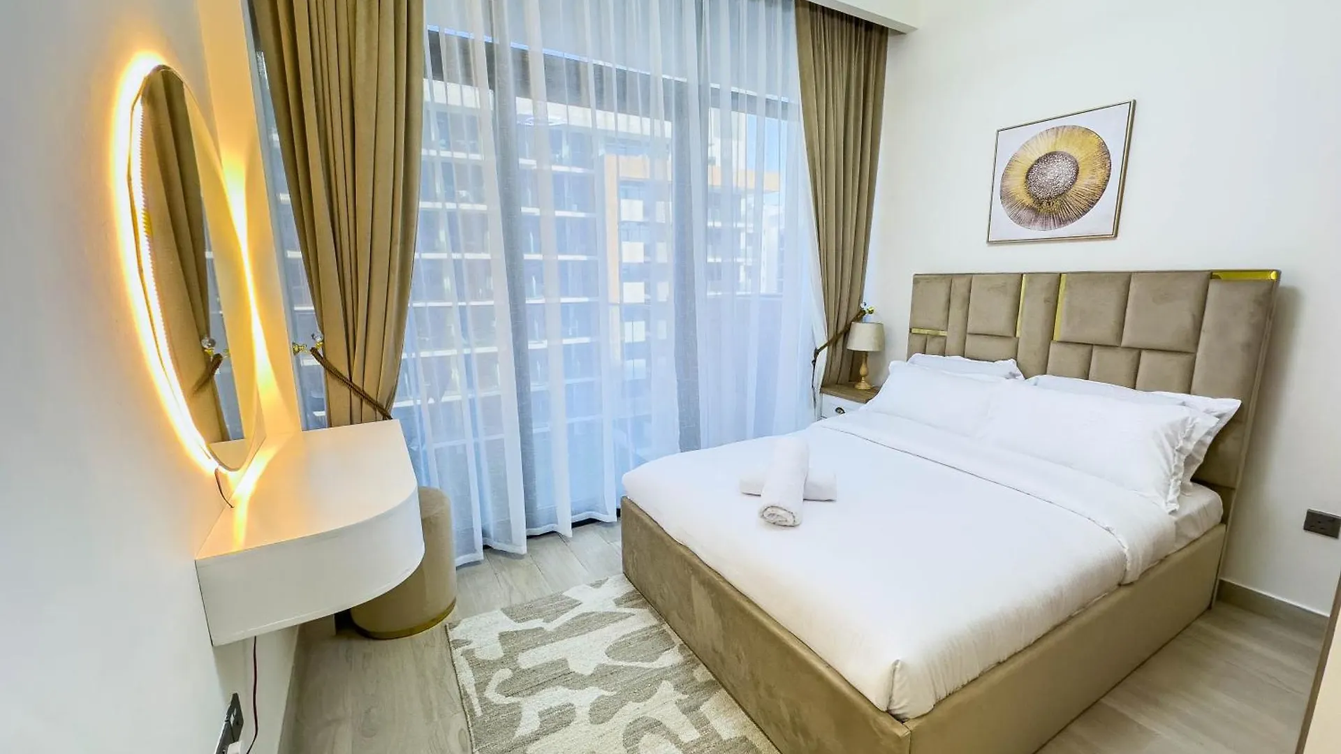 Apartment Cozy Studio Oasis In Meydan City Dubai